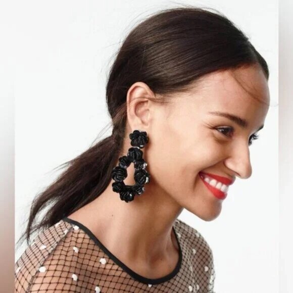 J. Crew Sequin Earrings - Picture 4 of 5